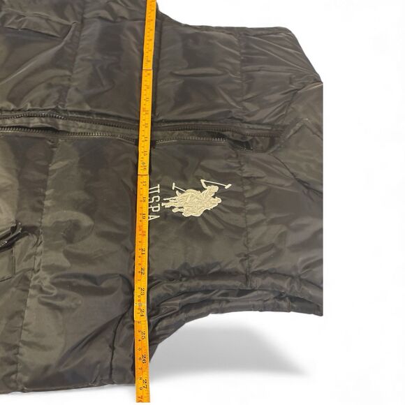 USPA US Polo ASSN. Puffer Vest Men's Size XL Zip Up Black Outdoors - Picture 3 of 12